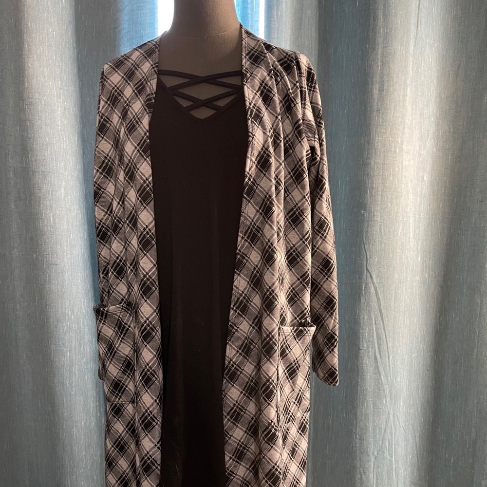 Lulu roe long cardigan